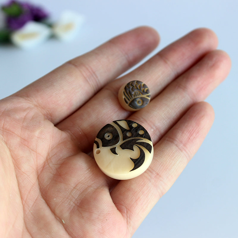 Lucky Fish Pendant (Tagua Nut)