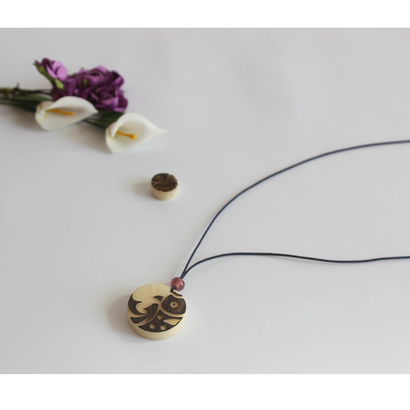 Lucky Fish Pendant (Tagua Nut)
