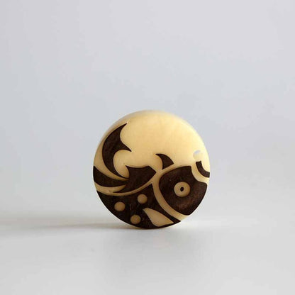 Lucky Fish Pendant (Tagua Nut)