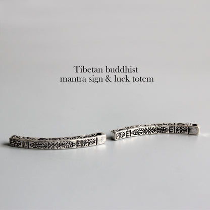 Focus and Concentration Pendant (White Copper)