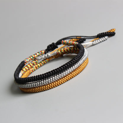 Handmade Tibetan Blessed Knots for "Confidence"