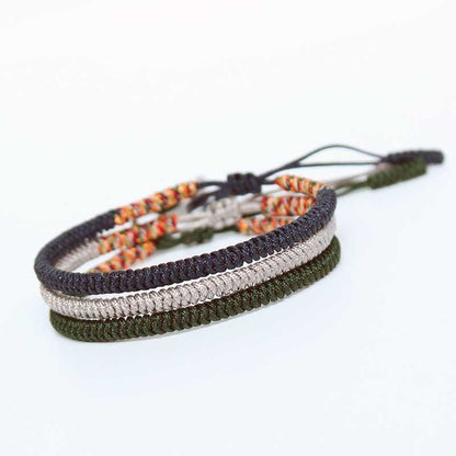 Handmade Tibetan Blessed Knots for "Wealth & Health"