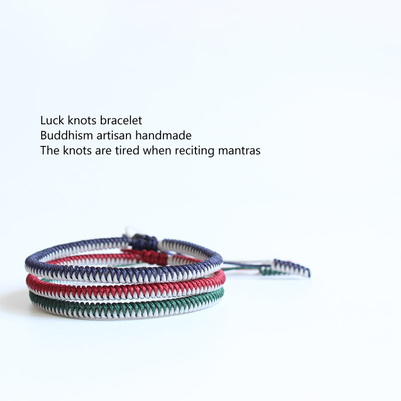 Handmade Tibetan Blessed Knots for "Wisdom"