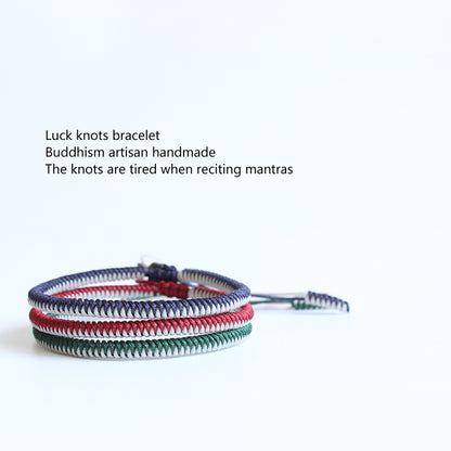 Handmade Tibetan Blessed Knots for "Wisdom"