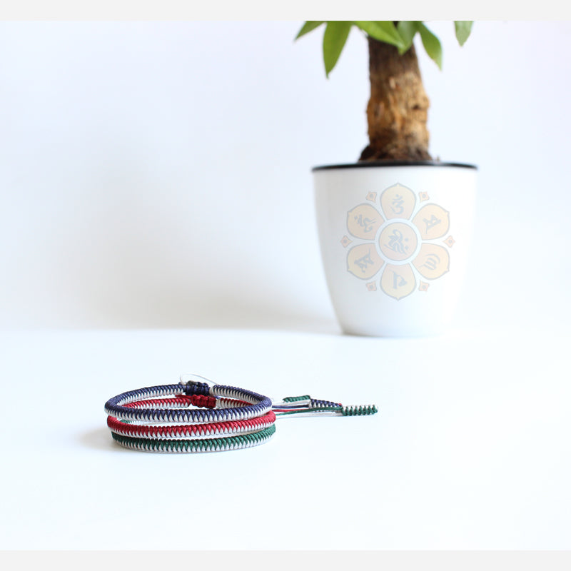 Handmade Tibetan Blessed Knots for "Wisdom"