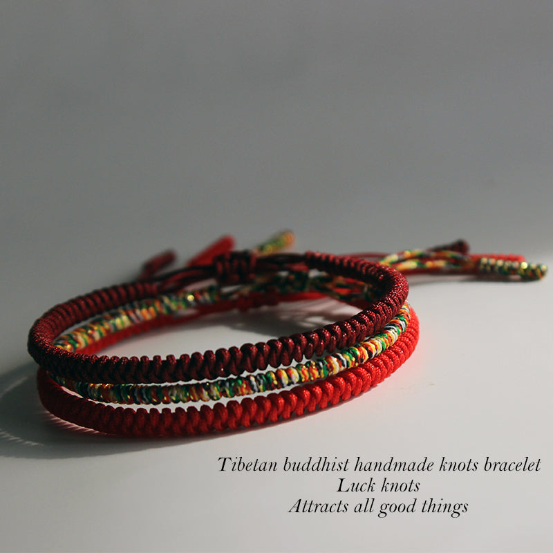 Handmade Tibetan Blessed Knots for "Protection & Health"