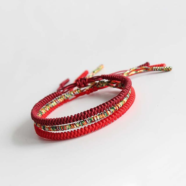 Handmade Tibetan Blessed Knots for "Protection & Health"