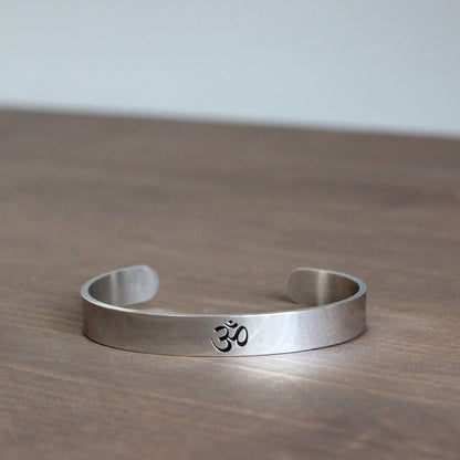 Yoga OM Sign Bangle