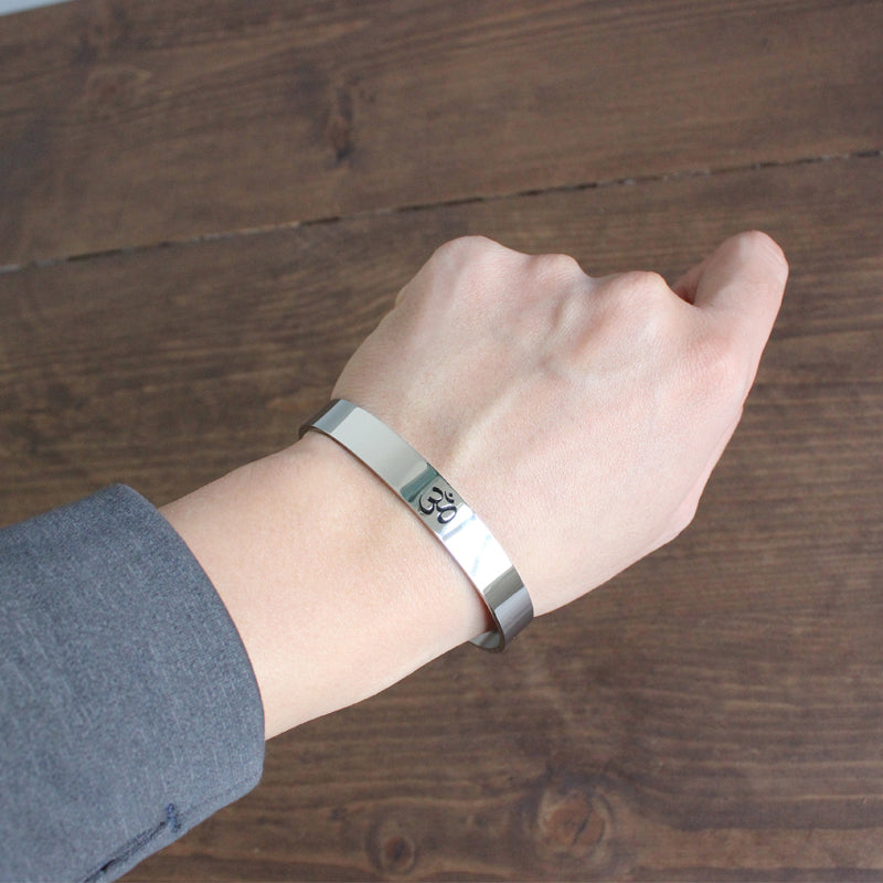 Yoga OM Sign Bangle
