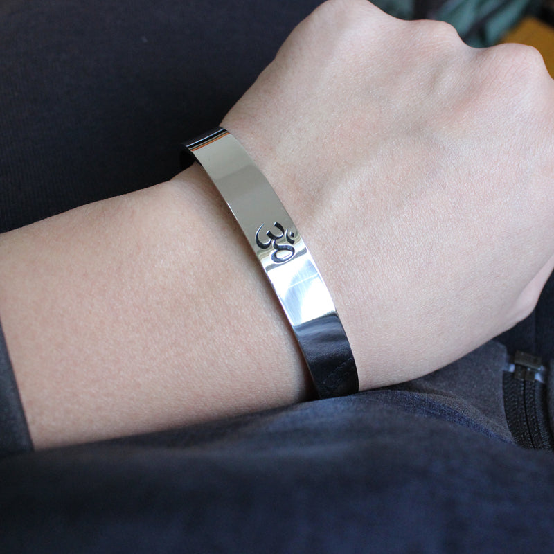 Yoga OM Sign Bangle
