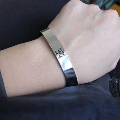 Yoga OM Sign Bangle