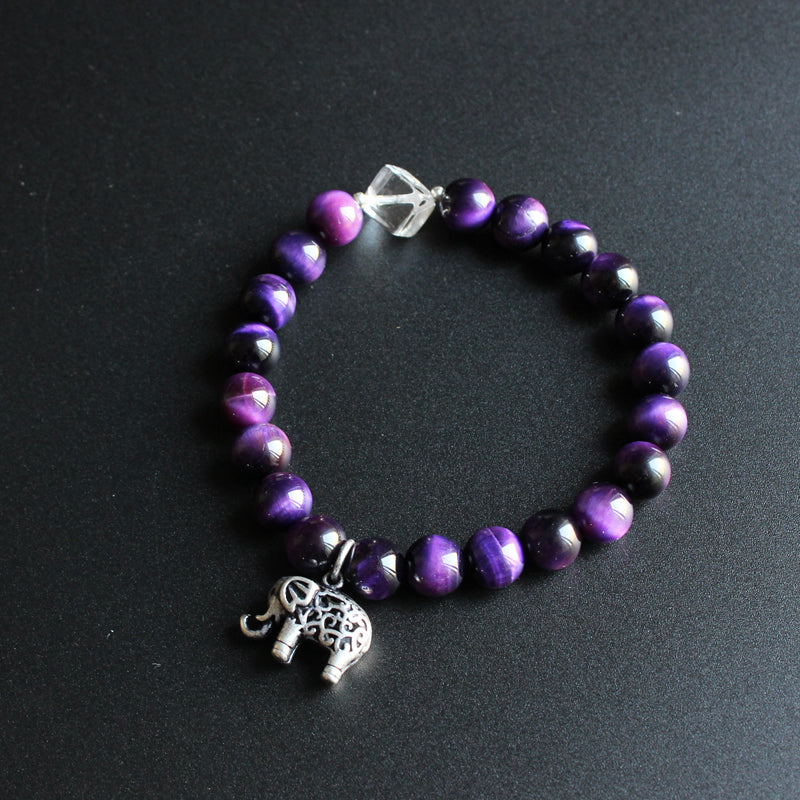 Health Charm (Violet Gemstone and Pure Quartz)