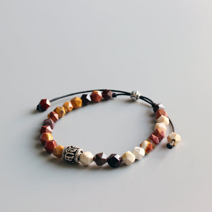 Buddhist Handcrafted Nature Sandalwood Bracelet for "Prayer & Blessings"