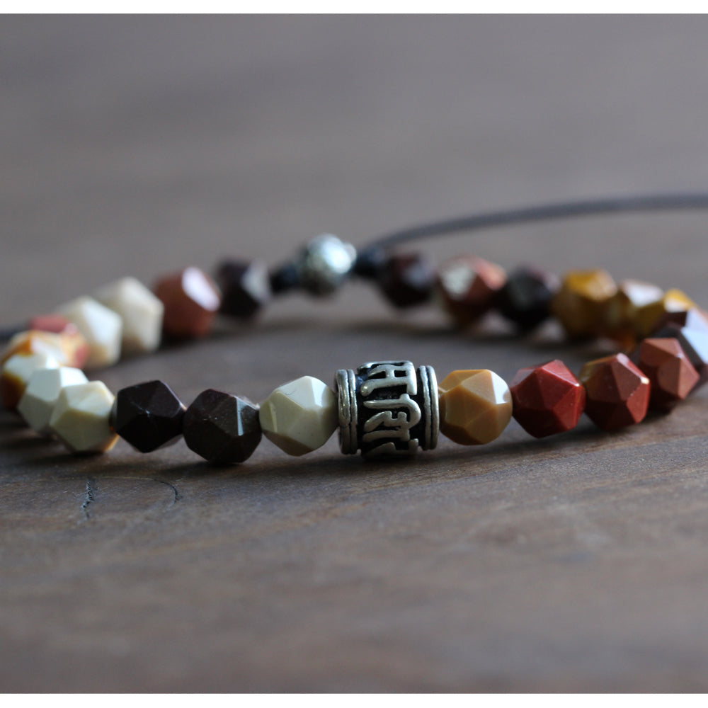 Buddhist Handcrafted Nature Sandalwood Bracelet for "Prayer & Blessings"