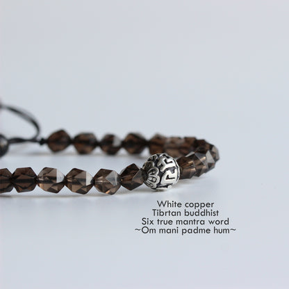 Buddhist Handcrafted Nature Sandalwood Endurance and Optimism Bracelet