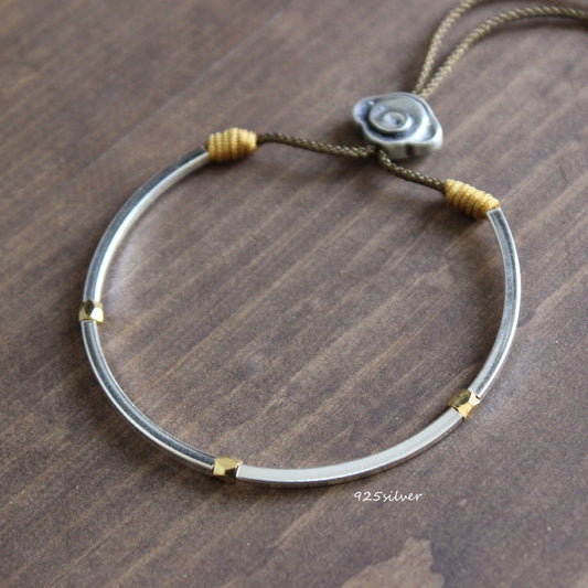 Divine and Spirit Uplifting Silver Bangle (Metal)