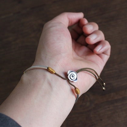 Divine and Spirit Uplifting Silver Bangle (Metal)