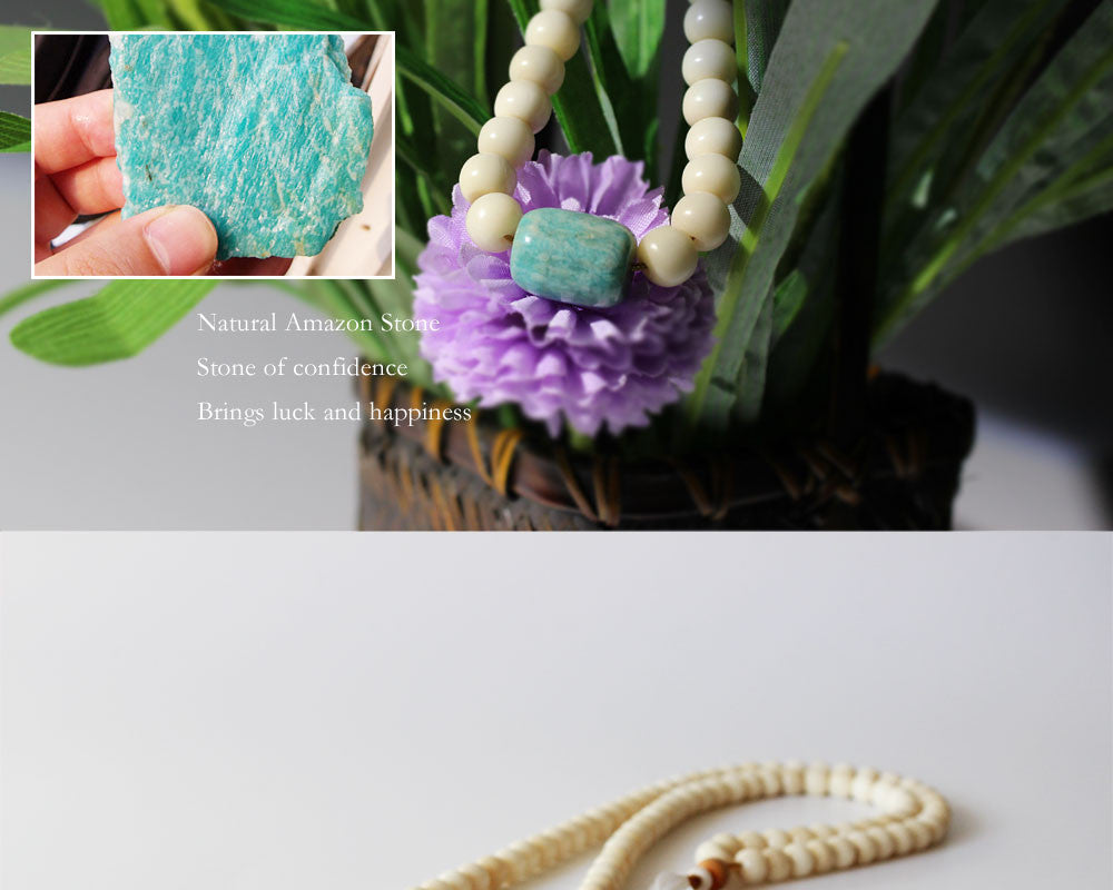 Buddhist Handcrafted Nature Sandalwood Necklace for "Kundalini Awakening & Meditation"