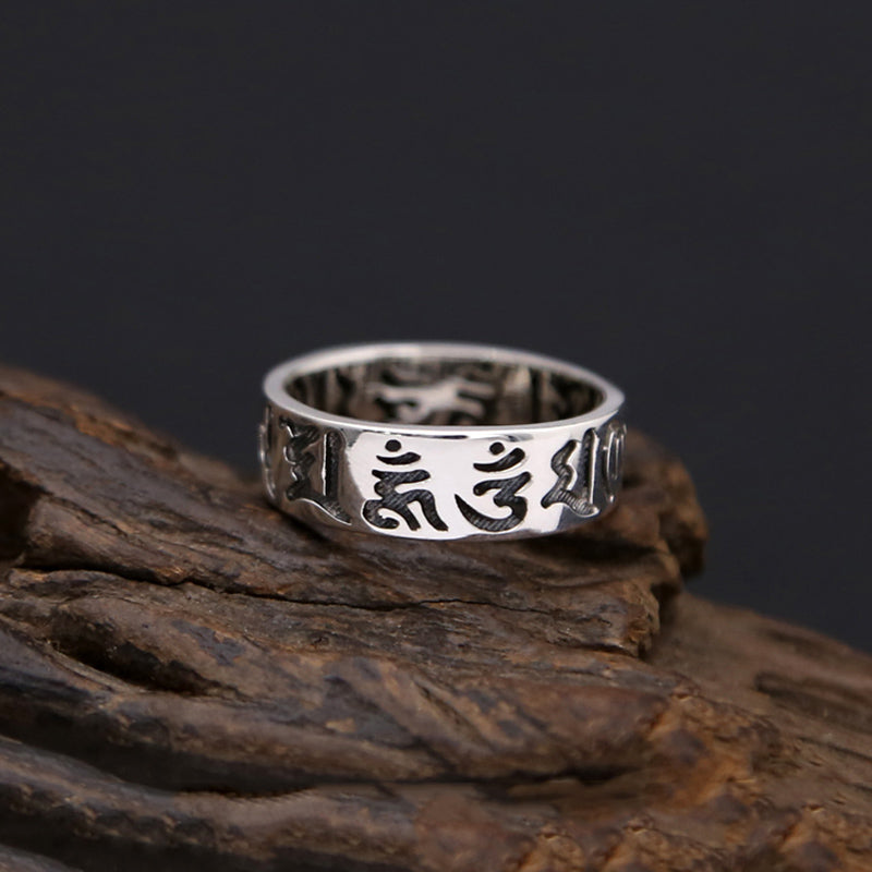Engagement Ring of Wisdom and Positivity (Silver)