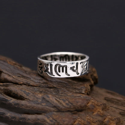 Engagement Ring of Wisdom and Positivity (Silver)