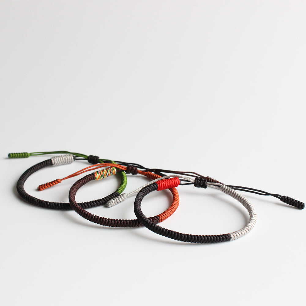 Handmade Tibetan Blessed Knots for "All Good" (based on the Words of Buddha)