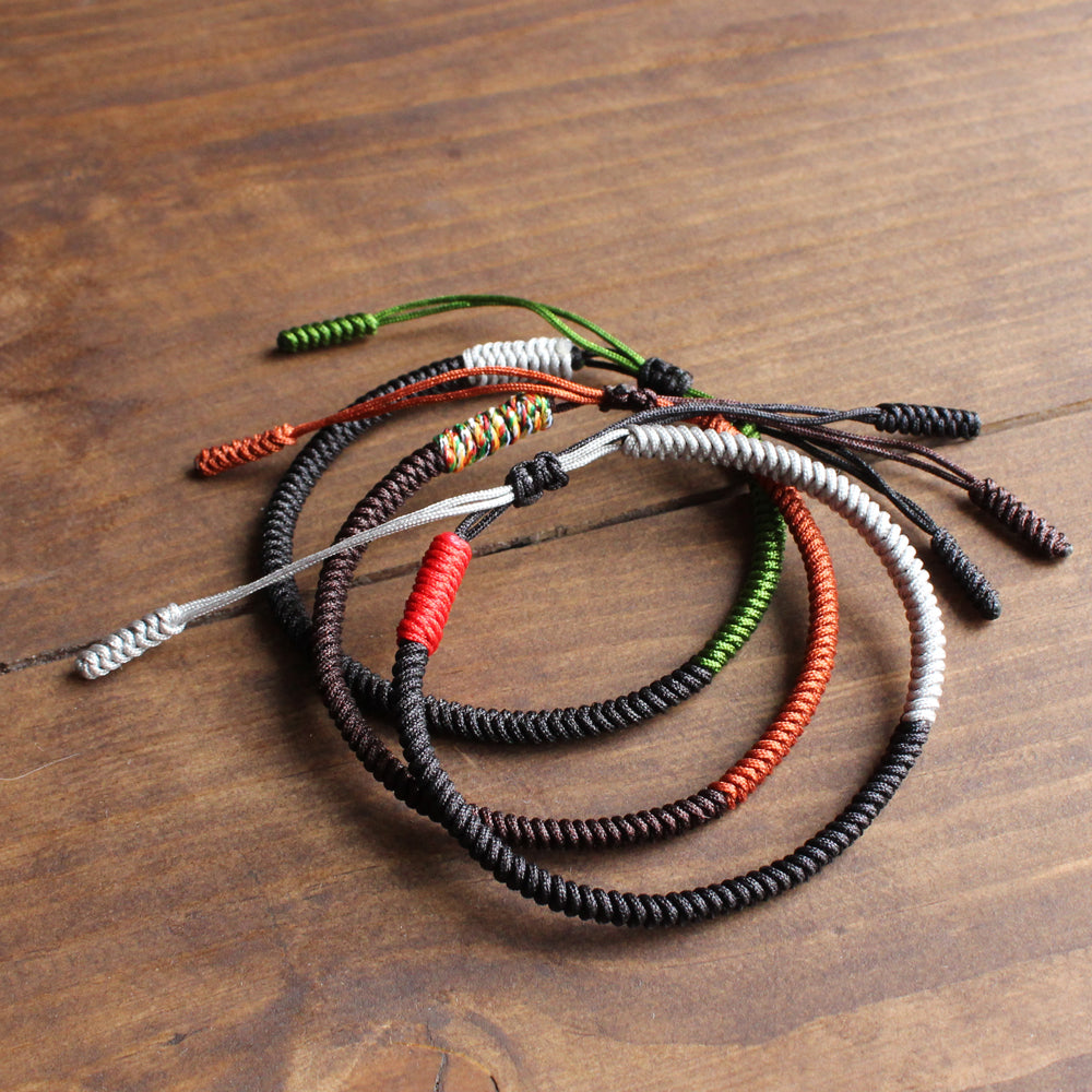 Handmade Tibetan Blessed Knots for "All Good" (based on the Words of Buddha)