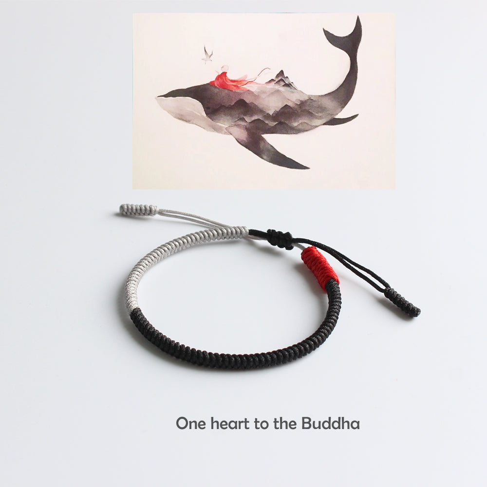 Handmade Tibetan Blessed Knots for "All Good" (based on the Words of Buddha)