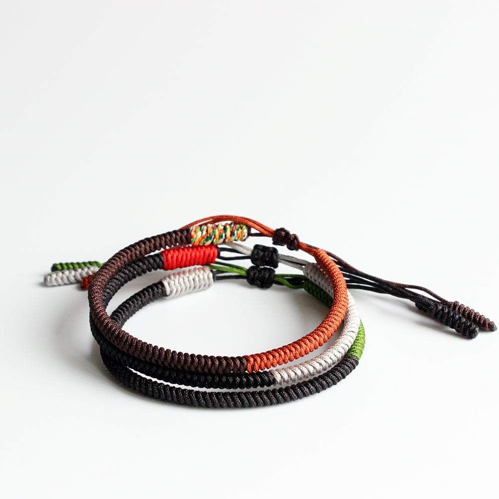 Handmade Tibetan Blessed Knots for "All Good" (based on the Words of Buddha)