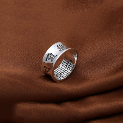 Hidden Heart Sutra for Wisdom and Good News (Silver)