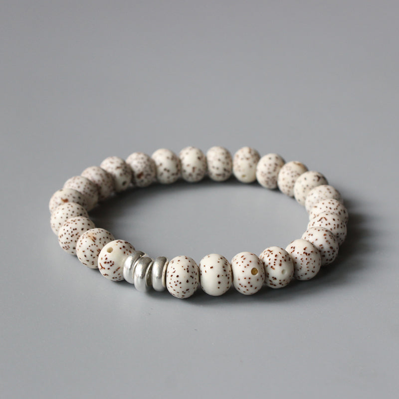 Buddhist Handcrafted Nature Sandalwood Bracelet Xingyue Bracelet (Bodhi Beads)