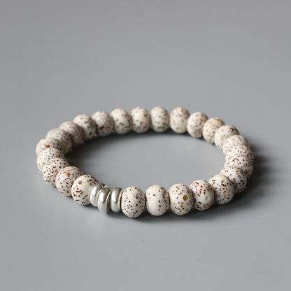 Buddhist Handcrafted Nature Sandalwood Bracelet Xingyue Bracelet (Bodhi Beads)