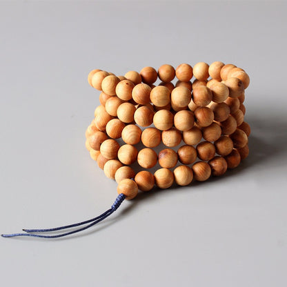 Buddhist Handcrafted Nature Sandalwood Necklace for  "Meditation" - Own Becoming