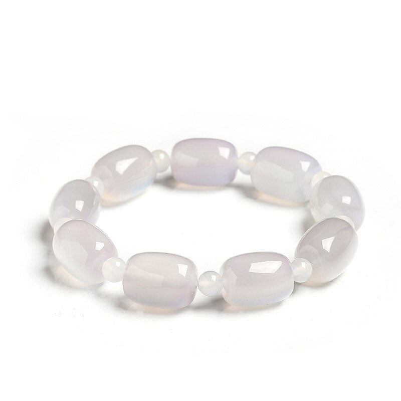 Natural Crystal Gemstone ~ Green Peacock Ore & Agates Bracelet ~ for "Happiness and Acceptance"