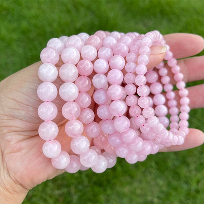 Natural Crystal Gemstone ~ Healing Rose Quartz Bracelet ~ for "All Relations and Compassion"
