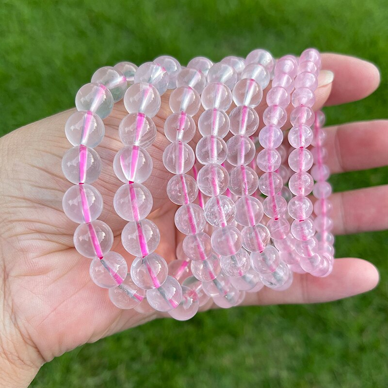Natural Crystal Gemstone ~ Healing Rose Quartz Bracelet ~ for "All Relations and Compassion"