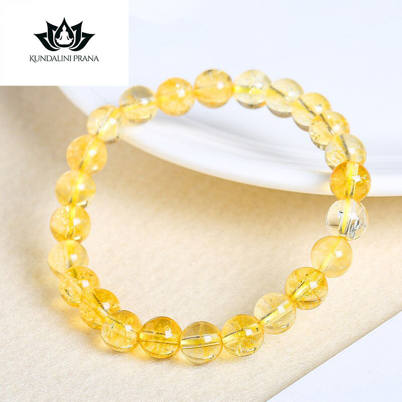Natural Crystal Gemstone ~ Rainbow Popcorn Stones w/ Crackle Quartz Bracelet ~ for "Healing, Alignment and Balance"