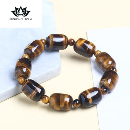 Natural Crystal Gemstone ~ Green Peacock Ore & Agates Bracelet ~ for "Happiness and Acceptance"