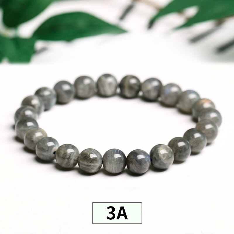 Natural Crystal Gemstone ~ Spectrolite Labradorite Bracelet & Grey Moonstone ~ for "Healing and All Attraction"